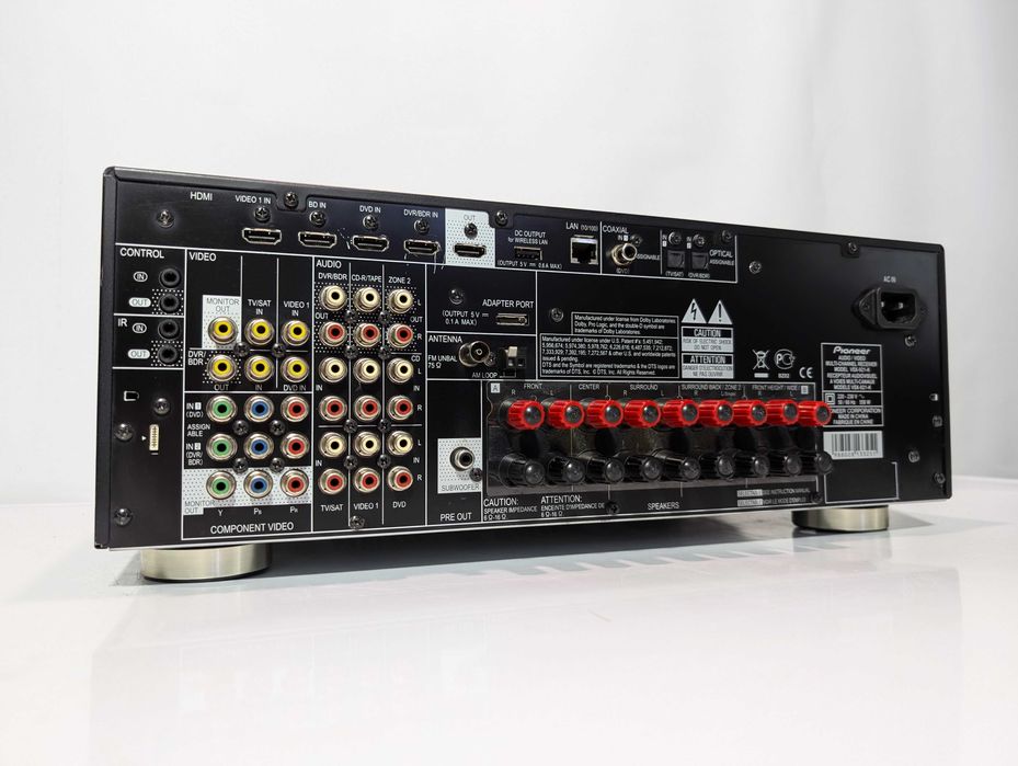 7.1 Ресивер Pioneer VSX-921, має 150 Вт/канал/ HDMI/ USB/ ARC/ ЦАП/ FLAC/ Hi-Res/ AirPlay/ vTuner/DTS