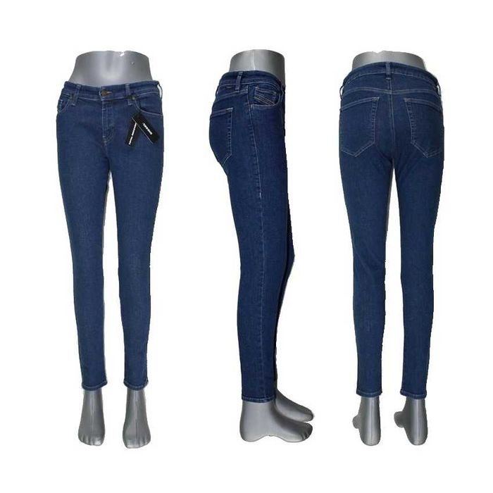 Jeansy Diesel Slandy damskie - Super Skinny 00SXJM nowe oryg. -W33/L30