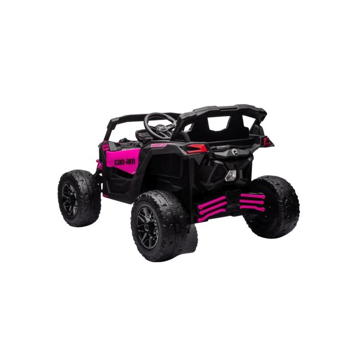 CAN-AM MAVERICK 4x4 24v Rosa c/ RODAS DE BORRACHA & ASSENTO EM PELE