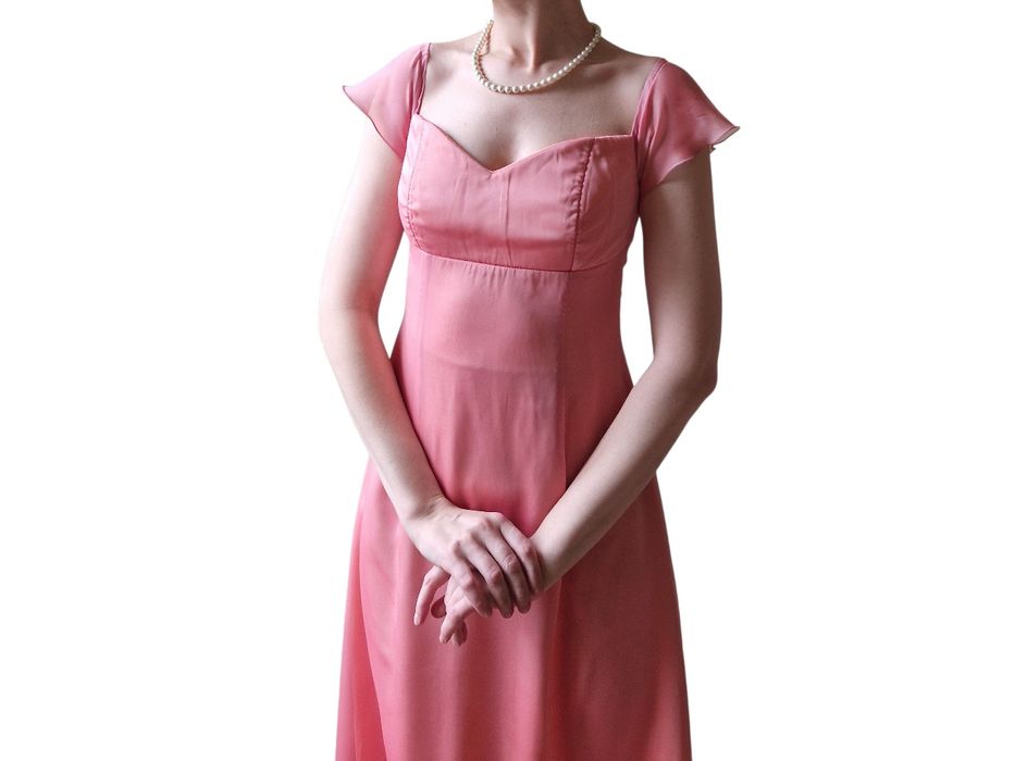 Retro napoleońska suknia balowa empire