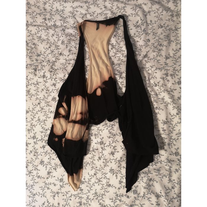 Kamizelka Vintage kardigan tie dye vintage smoke
