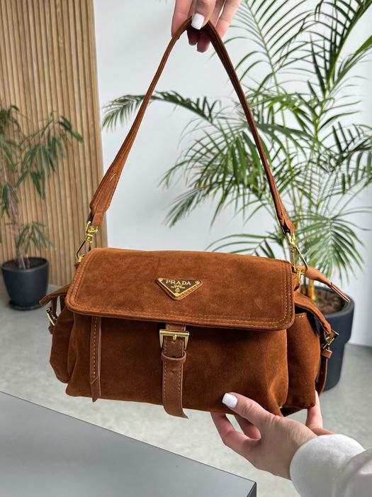 Сумка замшева Prada