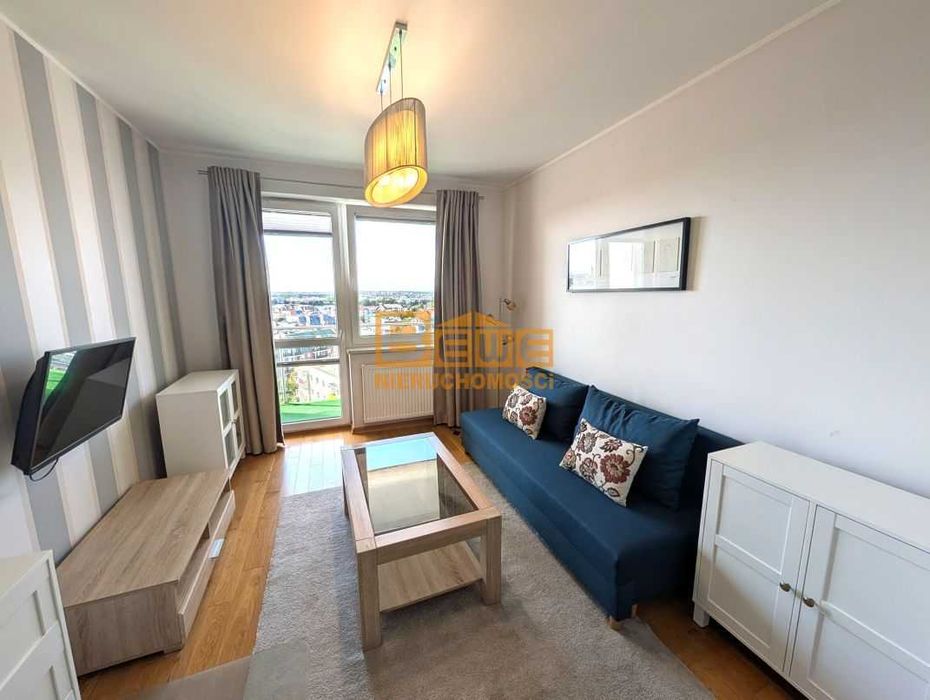 Nowe Miasto - APARTAMENTOWIEC-  (ul. Kręta) KOMFORTOWE 2 POKOJE + duży balkon z pięknym widokiem + GARAŻ podziemny w cenie!
