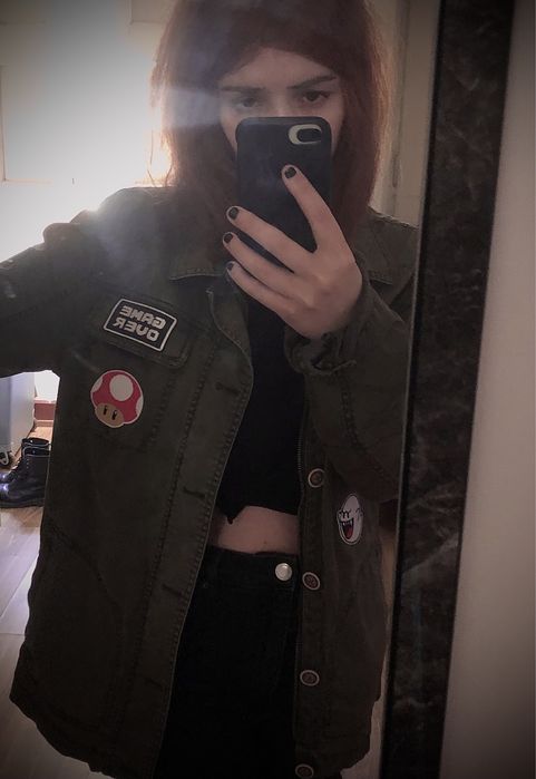Casaco personalizado verde, estilo militar Armani Jeans