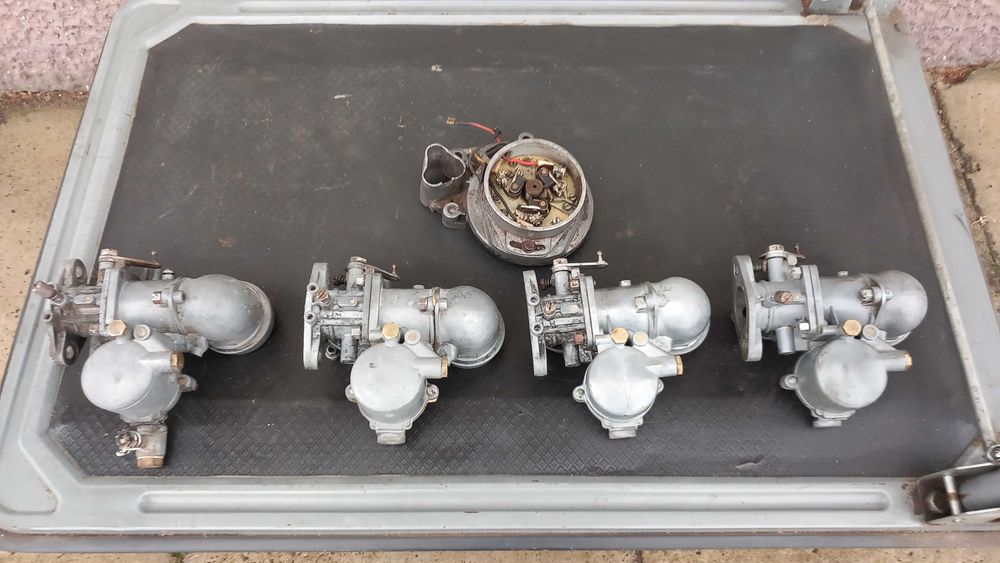 Dzik motopompa gaźnik IKOV kompletny  oryginał syrena