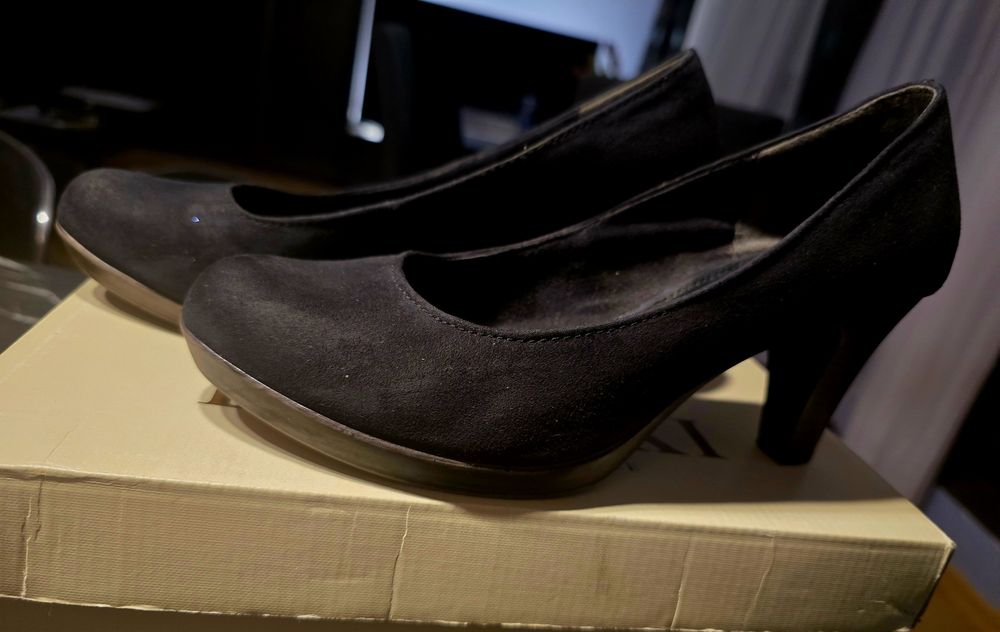 Sukienka granatowa na sylwester, studniówkę rozm.42, buty gratis