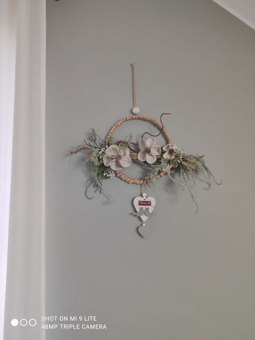 Obręcz wiosenna wianek