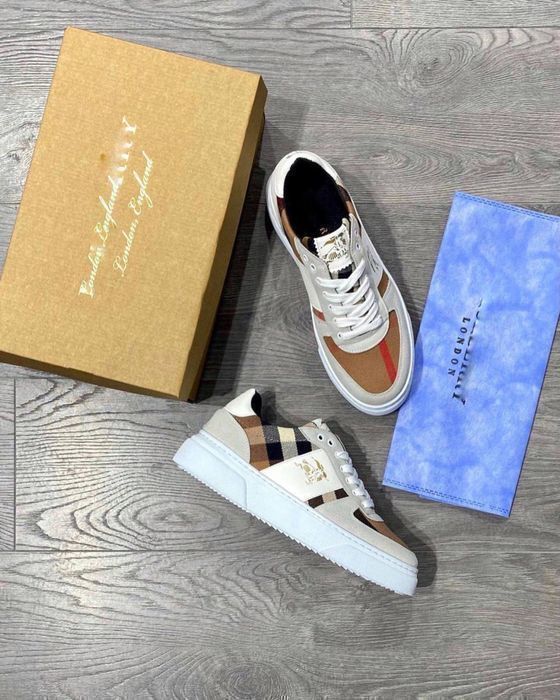 Кроссовки мужские brbr louis vuitton бежевые кеды