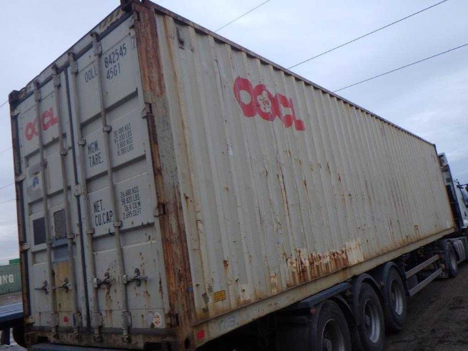 Kontener morski magazyn 40 hc wysokość 2,89m długość 12 metrów