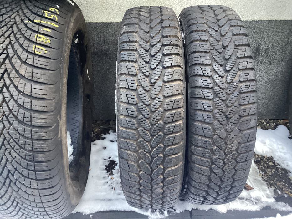DĘBICA 145/70r13  2szt opony zima zimowe  5.8mm