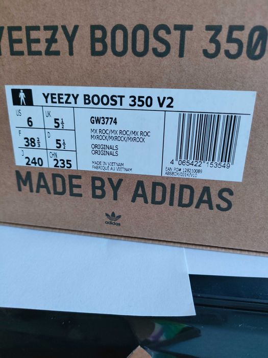 Buty Adidas Yeezy 350 V2 Mx rock 38 2/3