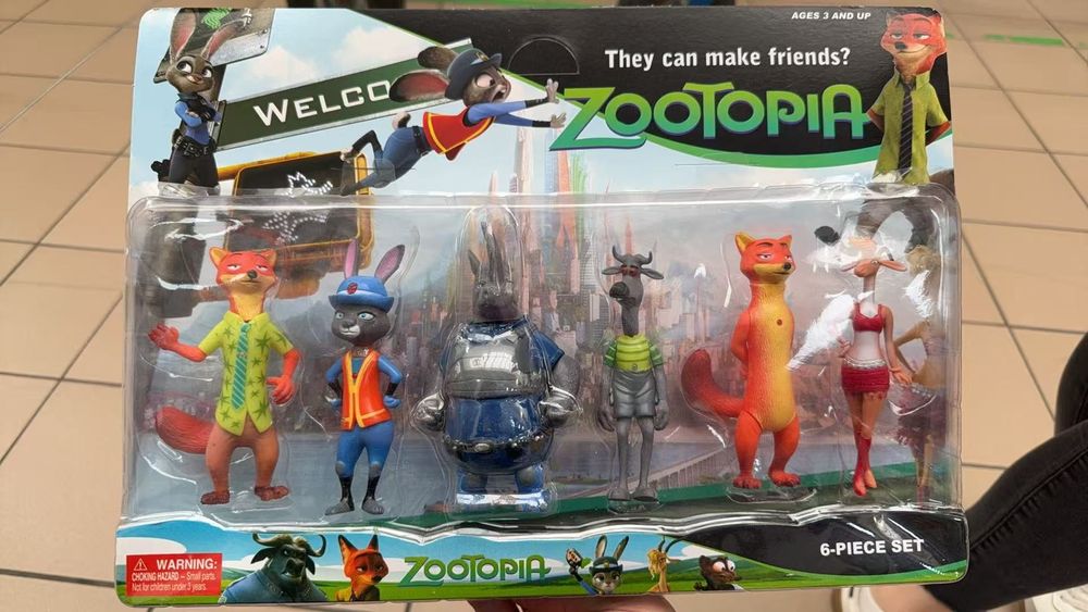 Duży zestaw figurki zootopia dla dzieci