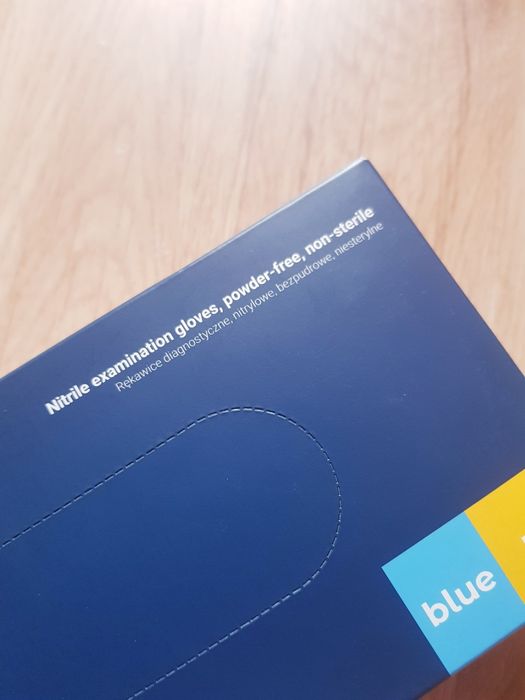 nowe rękawiczki nitrylowe Zarys 100 sztuk