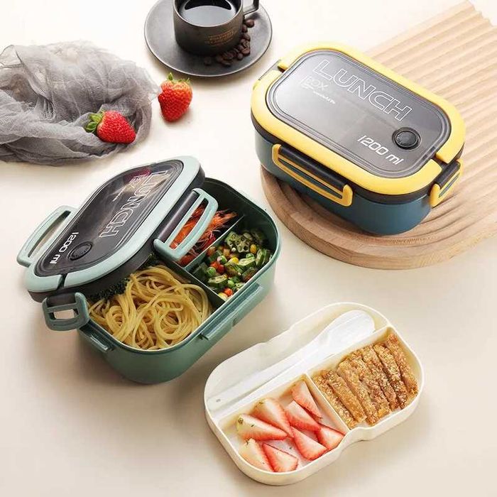 Pojemnik termiczny LunchBox Śniadaniówka Organizer na żywność Kubek