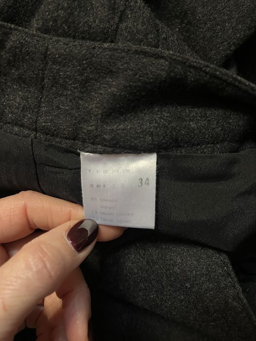 Wełniane spodnie Gabriele Strehle Strenesse 34 z kaszmirem