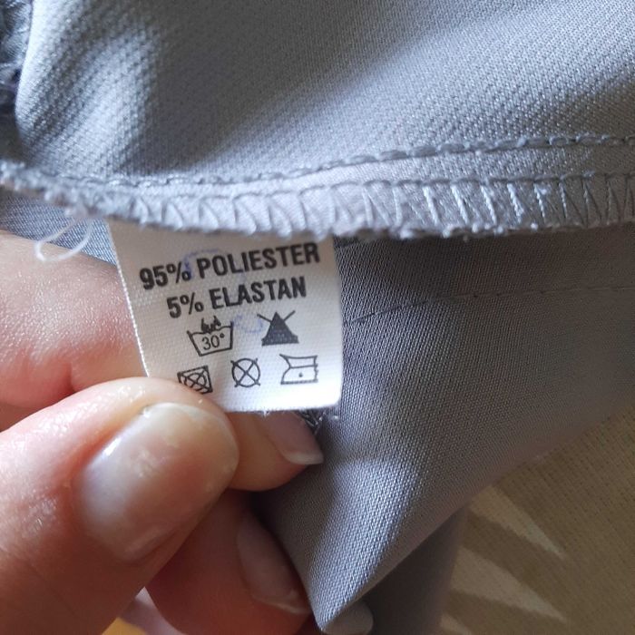 Nowa szara elegancka bluzka bluzeczka taliowana rozmiar 38/M