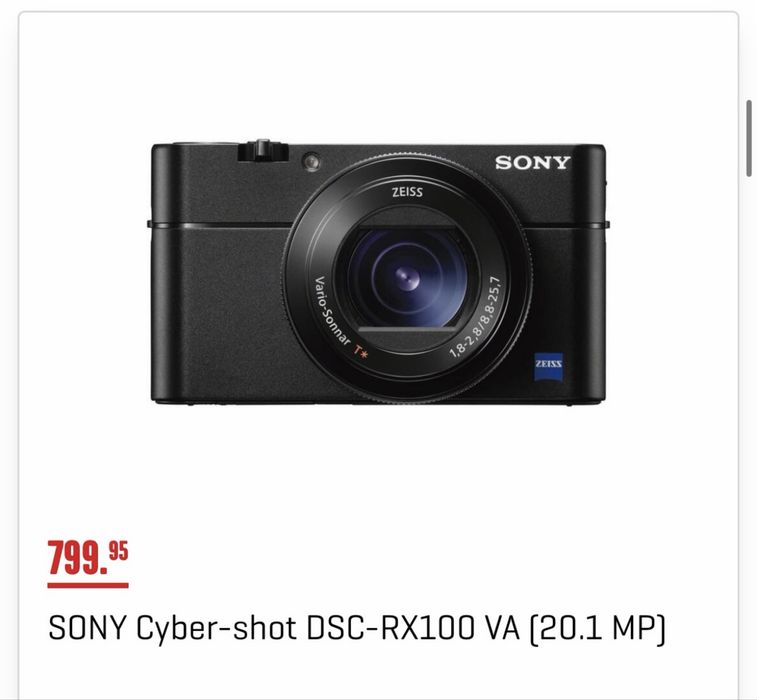 Продам фотоапарат Sony rx100 va, можливий торг