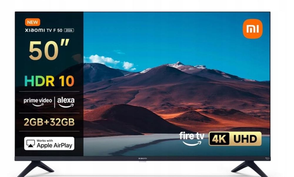 Xiaomi Telewizor F 50, 50” (127 cm) 4K UHD