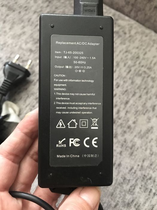 Ładowarka zasilacz 20 V
