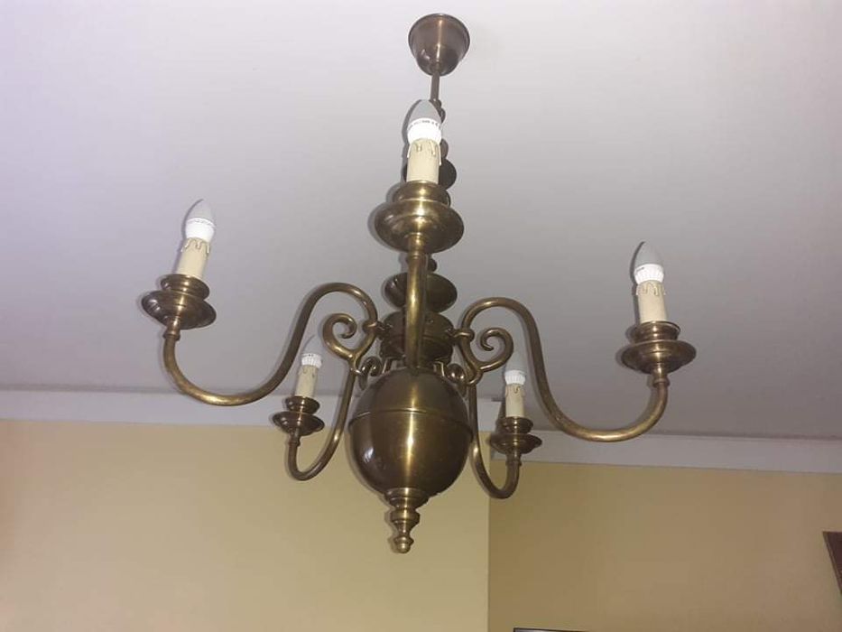 Candeeiro de sala  5 velas- baixa de preço