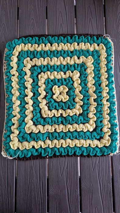 2 Frentes de capa almofada artesanal tricotada à mão - Tricot