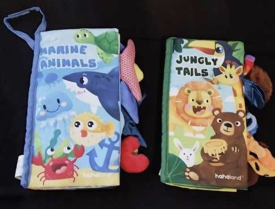 Książeczki sensoryczne materiałowe