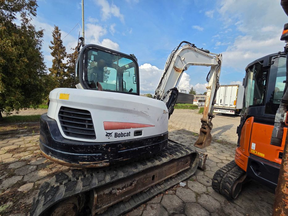 bobcat e85 jcb caterpillar kubota takeuchi volvo kobelco atlas koparka