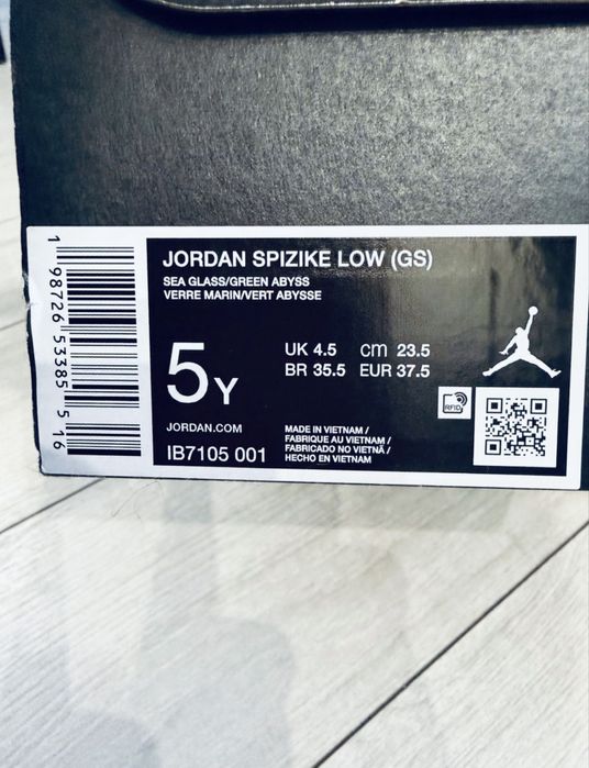 Кросівки кеди Nike Jordan Spizike Low у розмірі 37.5 нові