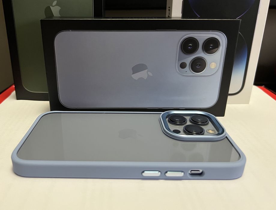 Чехол Iphone 13 Pro Max grey, 14 Pro, 16 Pro Max-12 Pro, не желтеет