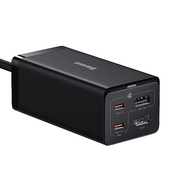 Ładowarka sieciowa GaN5 Baseus CCGP HUB HDMI 2x USB-C / USB-A / HDMI 4