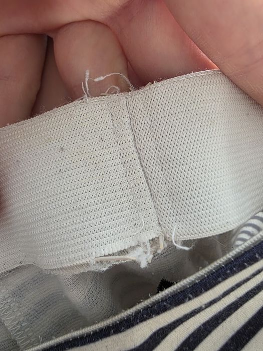 Spódnica poszerzana mini w paski