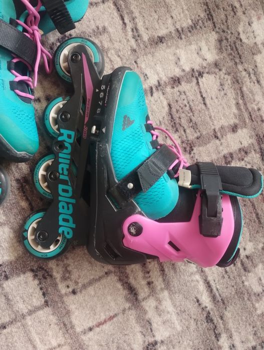 ролики Rollerblade раздвижные 36,5-40,5 р. с защитой
