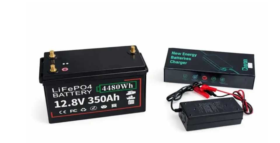 Акумуляторна Батарея LifePO4 350Ah 12V Вбудований БМС USB Зарядне