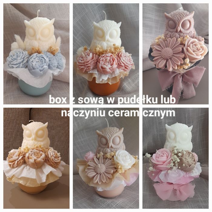 Mini flowerbox ze świec sojowych