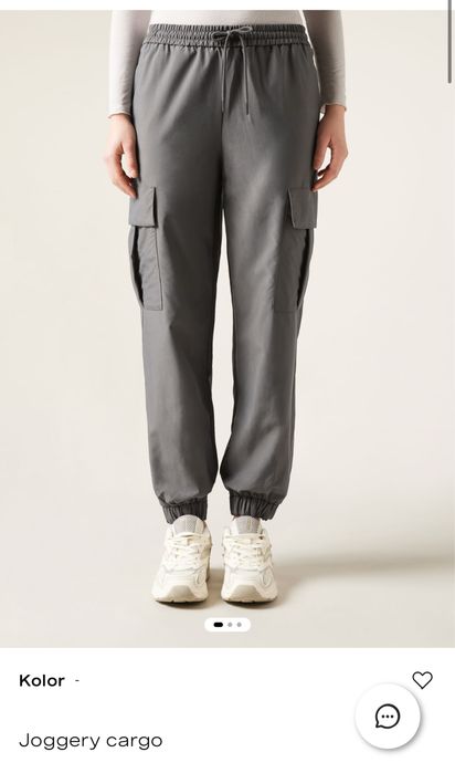 Akcja przelrowadzka! Calzedonia - joggery cargo rozm S nowe