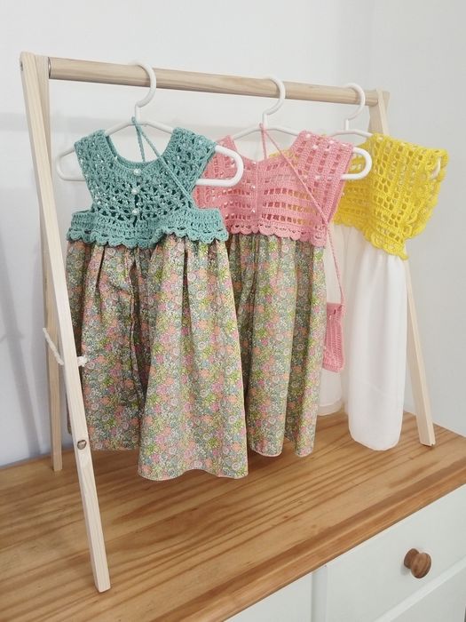 Vestidos em Crochet