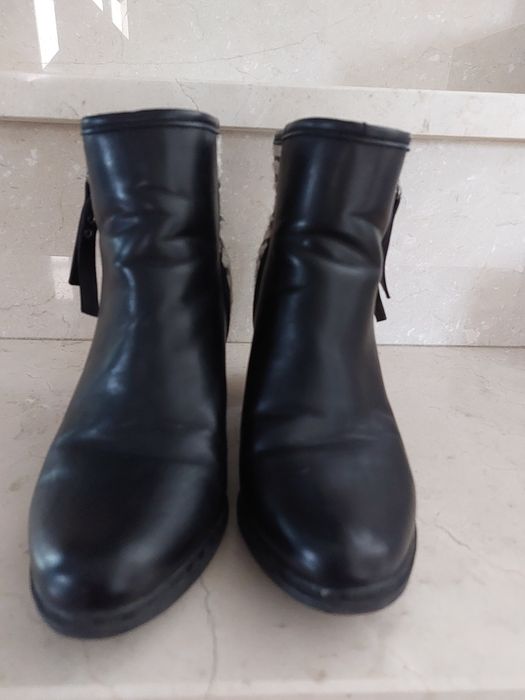 Botki, kozaki na obcasie.  Damskie 35 jak 36
