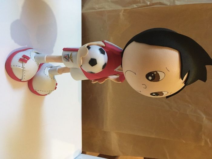 Boneco Jogador de Futebol em EVA - manualidades