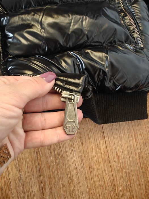 Kurtka Philipp Plein M ocieplana premium suwak męska dzień