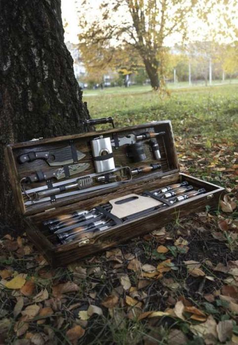 Супер крутий набір шампурів на подарунок! Шампура з нержавійки 3 мм.!