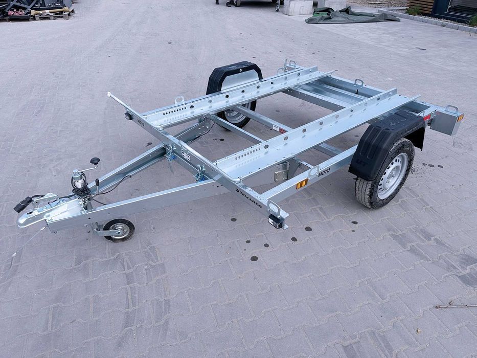TEMARED MOTO 2 Premium DMC 750 kg na 2 motocykle bez podłogi