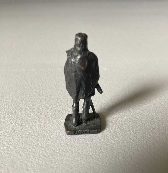 Figurinha de Metal Antiga Kinder: Roman