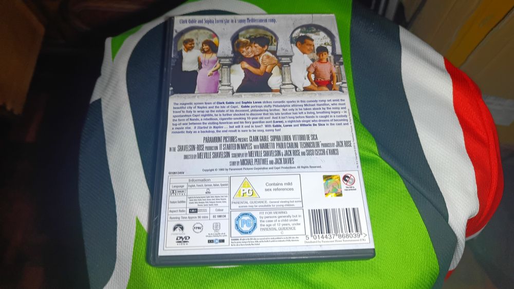 Começou em Nápoles_Clark Gable