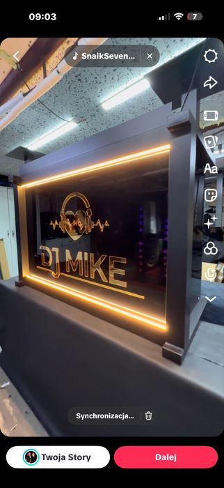 Stanowisko mobilne Dj Light