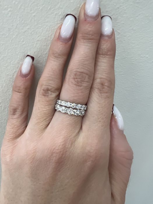 Золотое кольцо с бриллиантами р.16/0,54 ct белое золото 585 проба