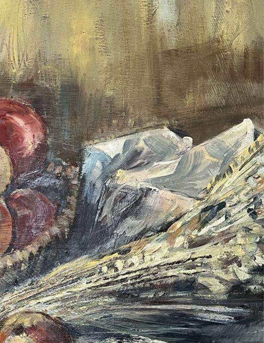 Obraz ręcznie malowany olej martwa natura