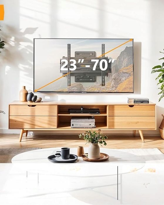 Uchwyt do telewizora TV Perlegear 23-65 cali 45kg VESA 400x400 regulow