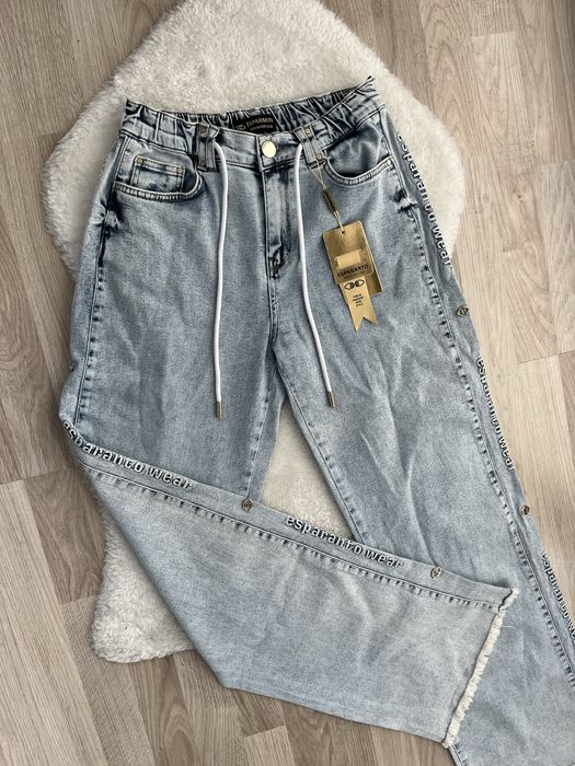 Spodnie Esparanto jeans szeroka nogawka