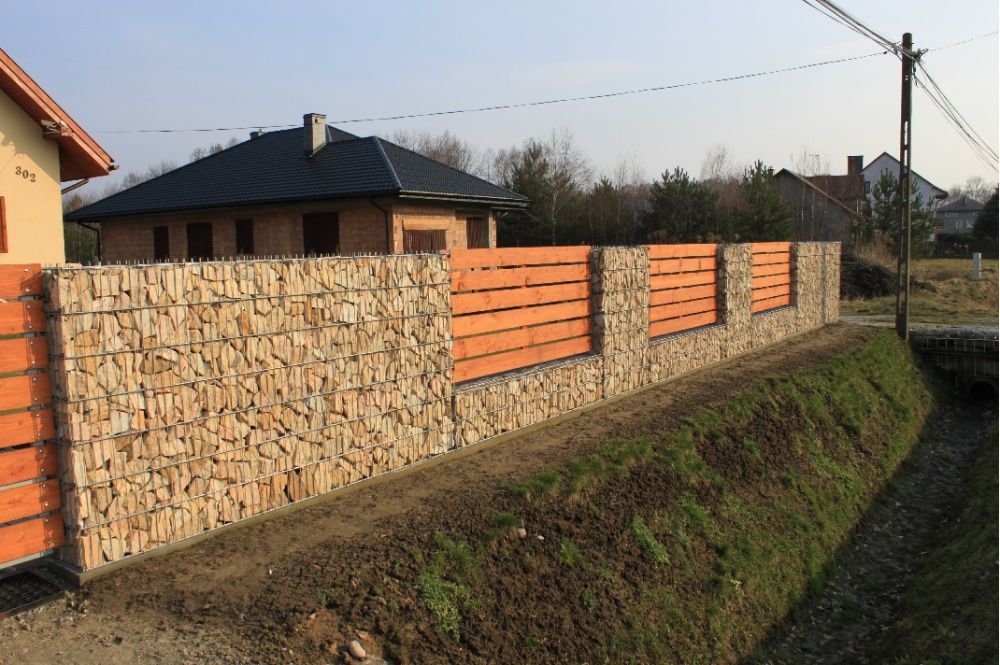 Kosz gabionowy kosze gabionowe 63cm x 250cm x 24cm PROMOCJA