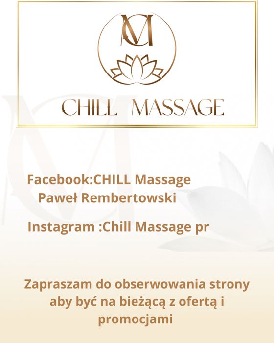 Profesjonalny masaż w gabinecie lub z dojazdem